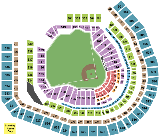 Port St Mets Seating Chart